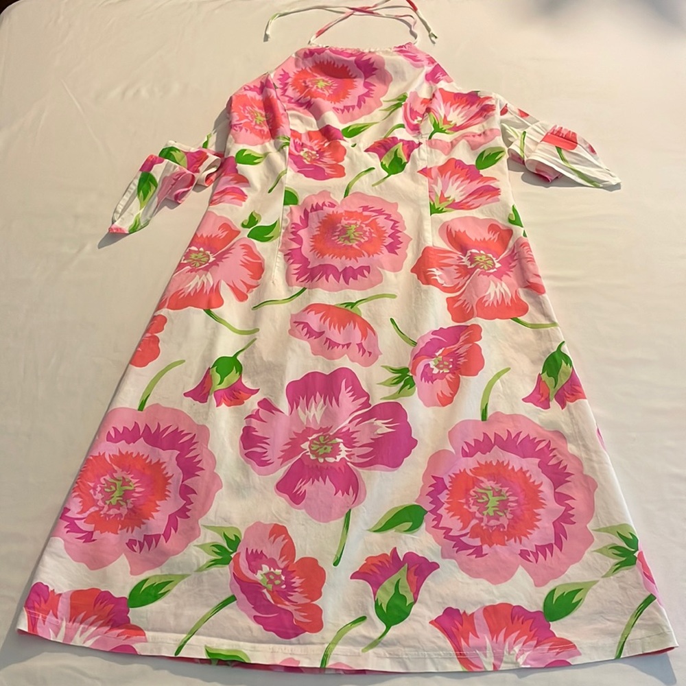 Logos U.S.A. Cute Summer Dress with Flower Fantasy
